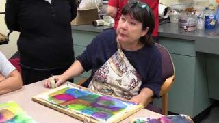 (Helen) Hellenne Vermillion - Silk Art Class    Dorothy Benson Center 10.17.17