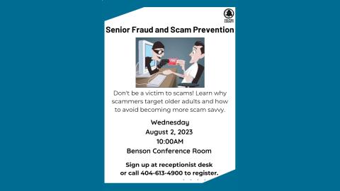 Senior Fraud and Scam Prevention