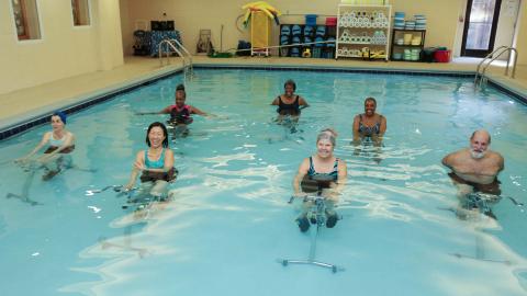 Benson Senior Facility Aquabikes Workshop